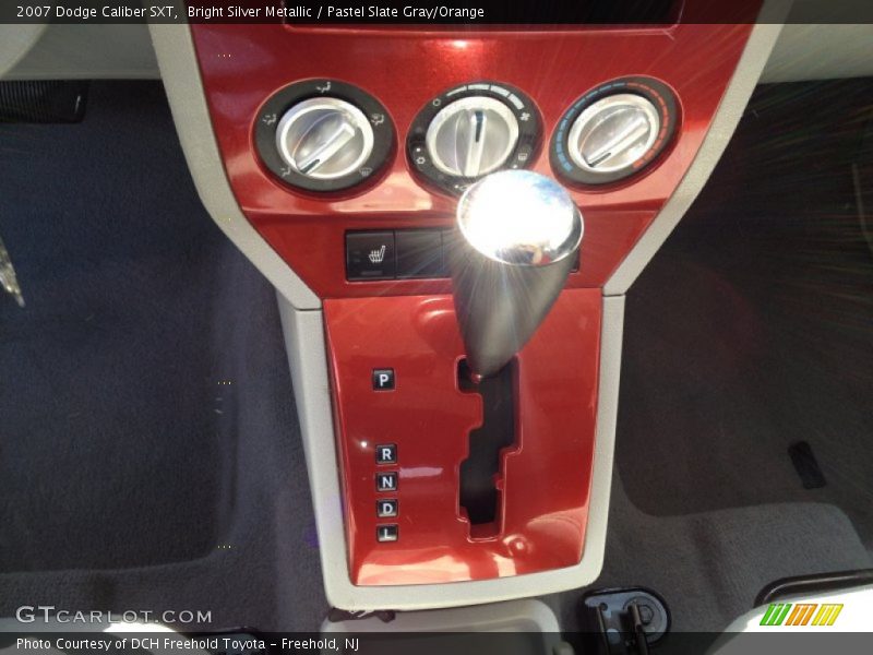 Bright Silver Metallic / Pastel Slate Gray/Orange 2007 Dodge Caliber SXT