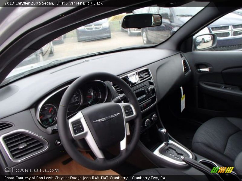 Billet Silver Metallic / Black 2013 Chrysler 200 S Sedan
