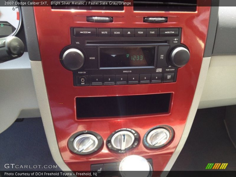Bright Silver Metallic / Pastel Slate Gray/Orange 2007 Dodge Caliber SXT