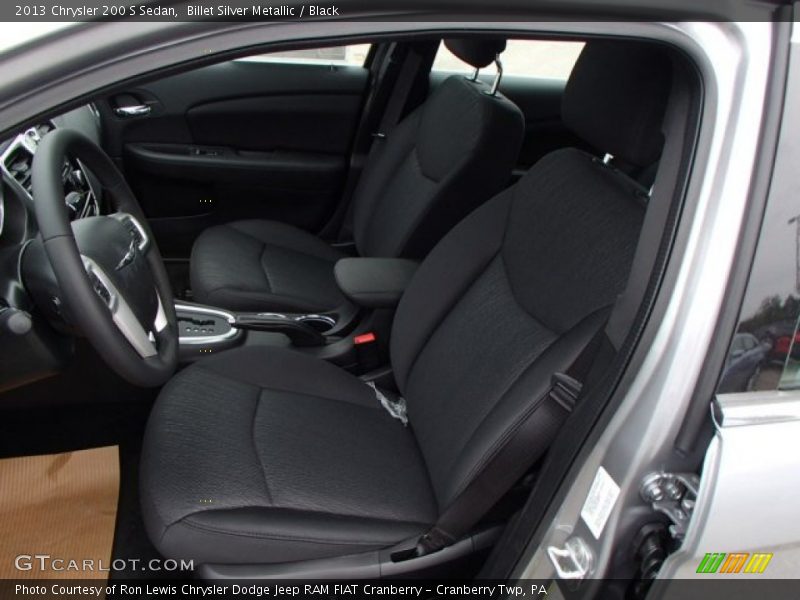 Billet Silver Metallic / Black 2013 Chrysler 200 S Sedan