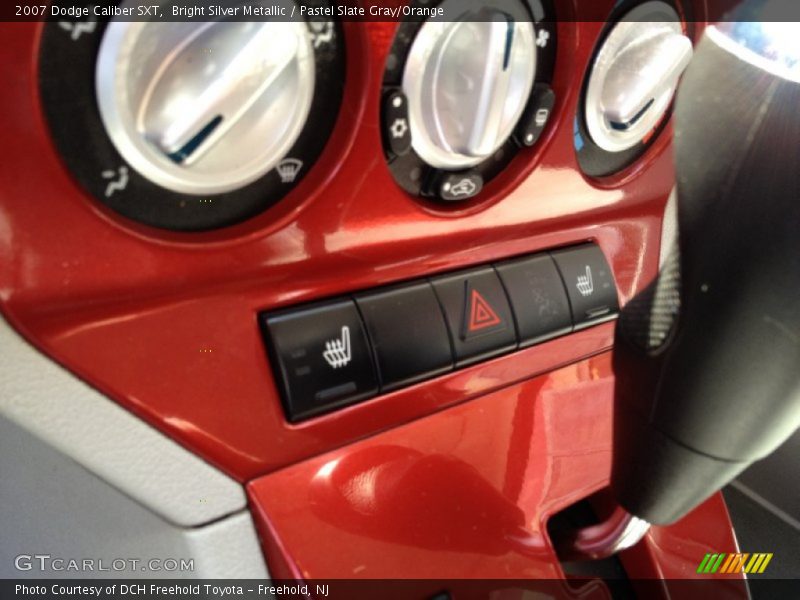 Bright Silver Metallic / Pastel Slate Gray/Orange 2007 Dodge Caliber SXT