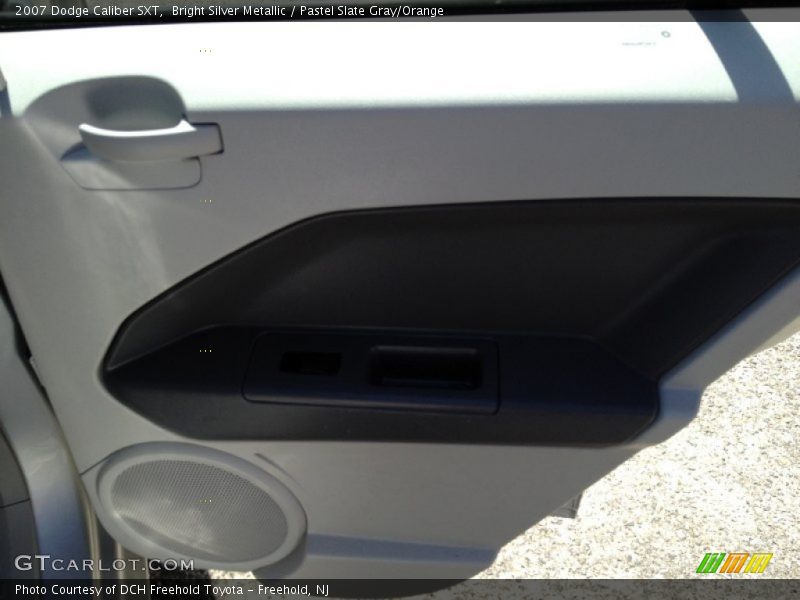 Bright Silver Metallic / Pastel Slate Gray/Orange 2007 Dodge Caliber SXT