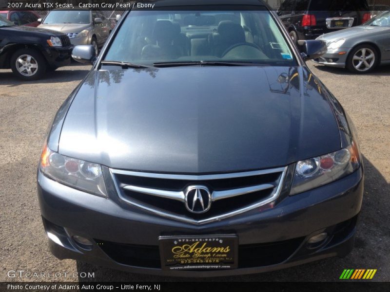 Carbon Gray Pearl / Ebony 2007 Acura TSX Sedan