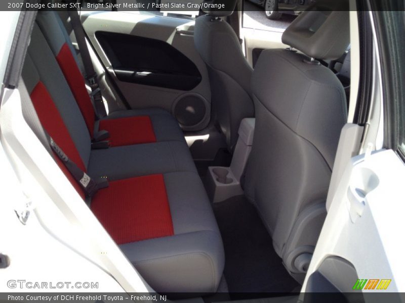 Bright Silver Metallic / Pastel Slate Gray/Orange 2007 Dodge Caliber SXT