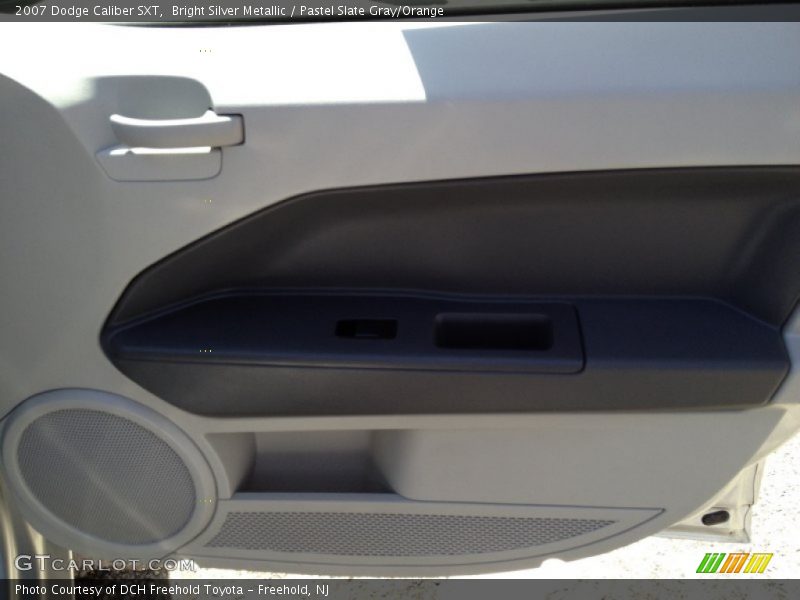 Bright Silver Metallic / Pastel Slate Gray/Orange 2007 Dodge Caliber SXT
