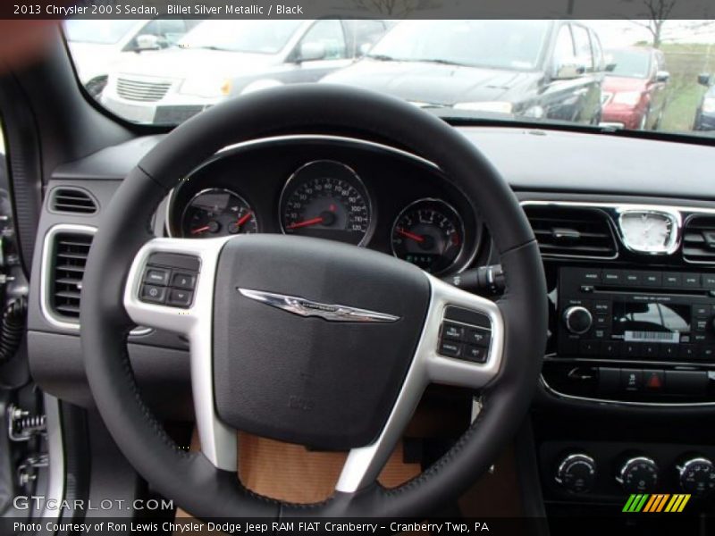 Billet Silver Metallic / Black 2013 Chrysler 200 S Sedan