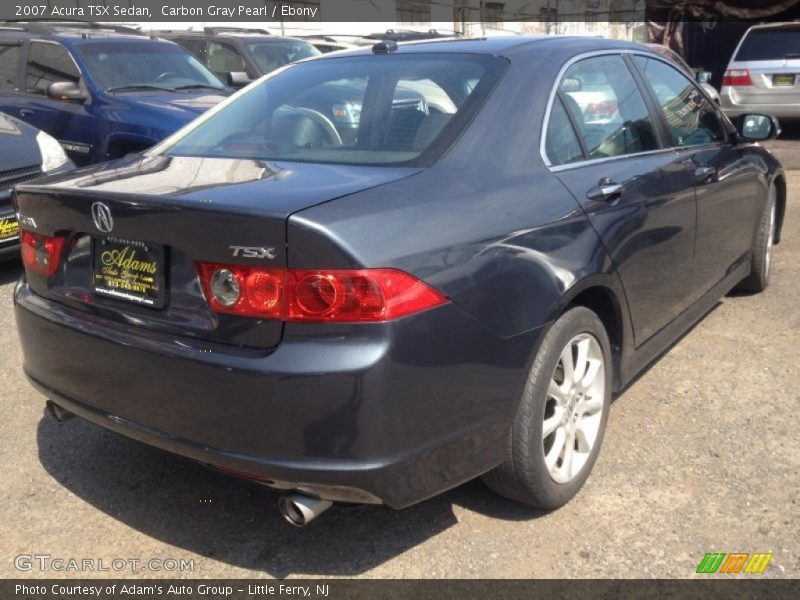 Carbon Gray Pearl / Ebony 2007 Acura TSX Sedan
