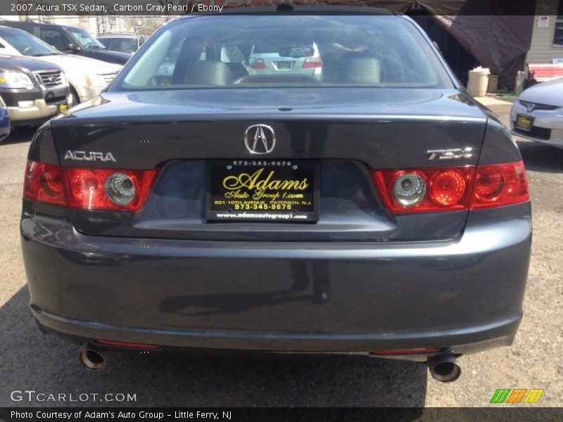 Carbon Gray Pearl / Ebony 2007 Acura TSX Sedan