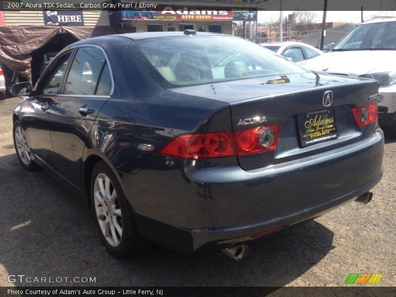 Carbon Gray Pearl / Ebony 2007 Acura TSX Sedan