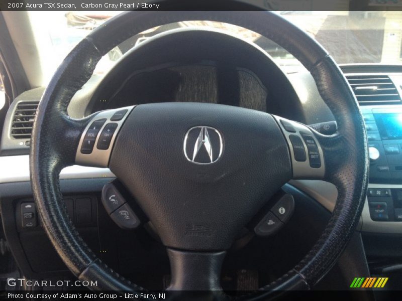 Carbon Gray Pearl / Ebony 2007 Acura TSX Sedan