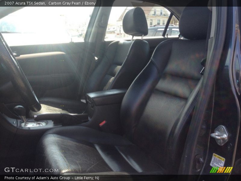 Carbon Gray Pearl / Ebony 2007 Acura TSX Sedan