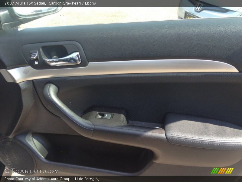 Carbon Gray Pearl / Ebony 2007 Acura TSX Sedan