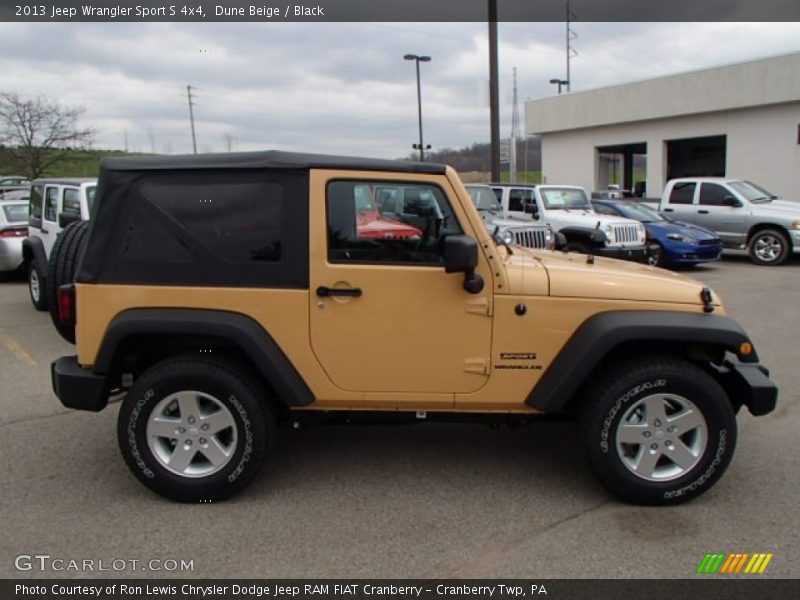Dune Beige / Black 2013 Jeep Wrangler Sport S 4x4