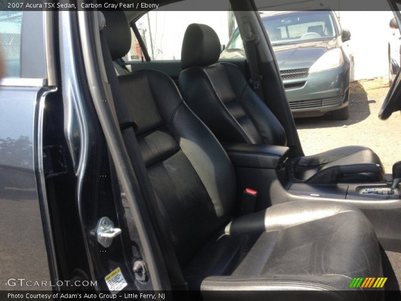 Carbon Gray Pearl / Ebony 2007 Acura TSX Sedan