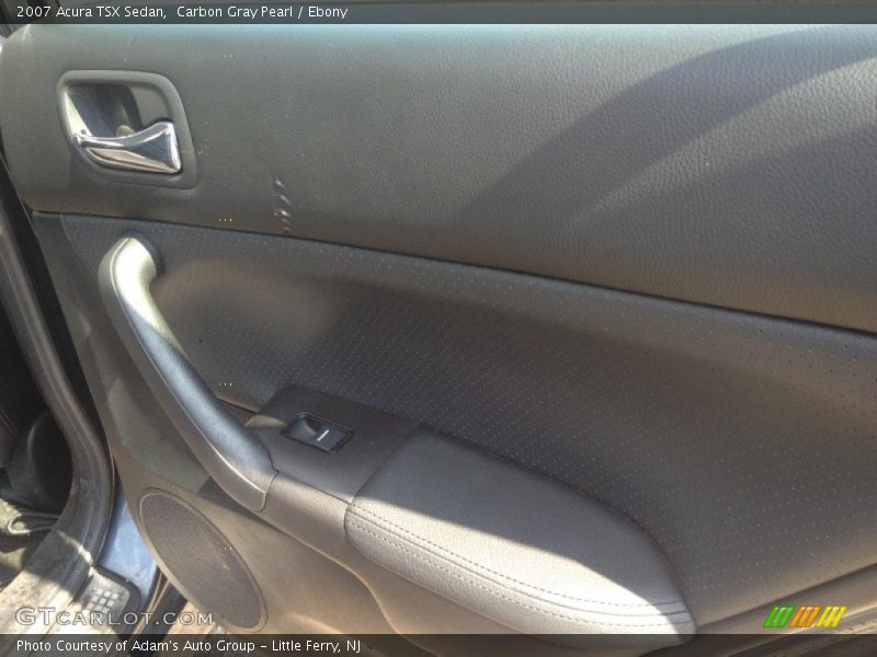 Carbon Gray Pearl / Ebony 2007 Acura TSX Sedan