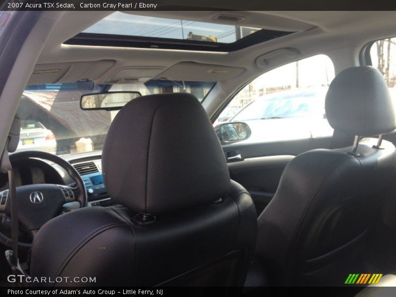 Carbon Gray Pearl / Ebony 2007 Acura TSX Sedan