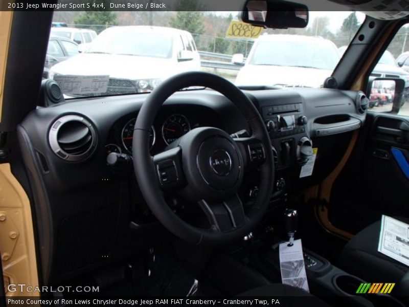 Dune Beige / Black 2013 Jeep Wrangler Sport S 4x4