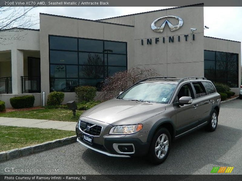 Seashell Metallic / Anthracite Black 2008 Volvo XC70 AWD