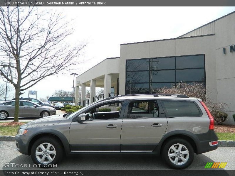 Seashell Metallic / Anthracite Black 2008 Volvo XC70 AWD