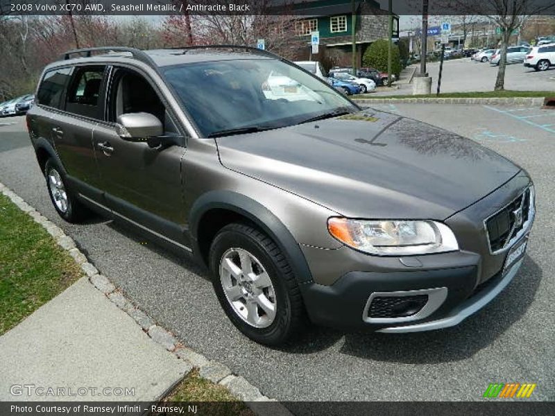 Seashell Metallic / Anthracite Black 2008 Volvo XC70 AWD