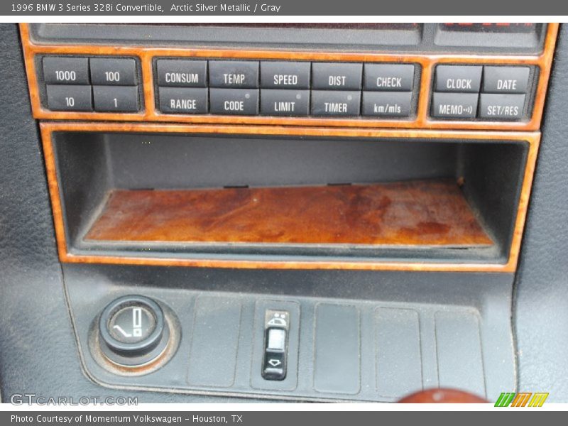 Arctic Silver Metallic / Gray 1996 BMW 3 Series 328i Convertible