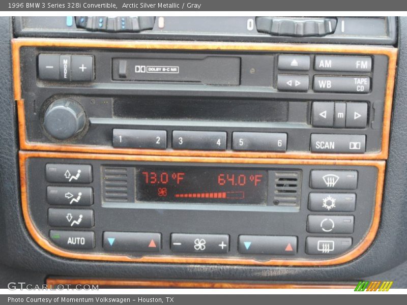 Arctic Silver Metallic / Gray 1996 BMW 3 Series 328i Convertible