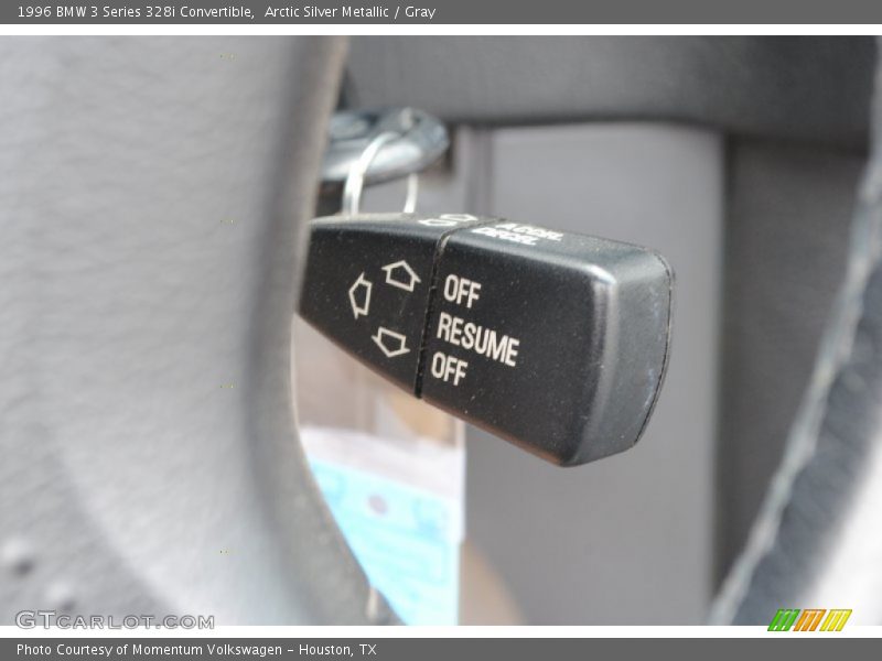 Arctic Silver Metallic / Gray 1996 BMW 3 Series 328i Convertible