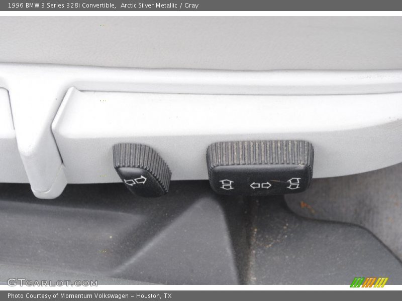 Arctic Silver Metallic / Gray 1996 BMW 3 Series 328i Convertible