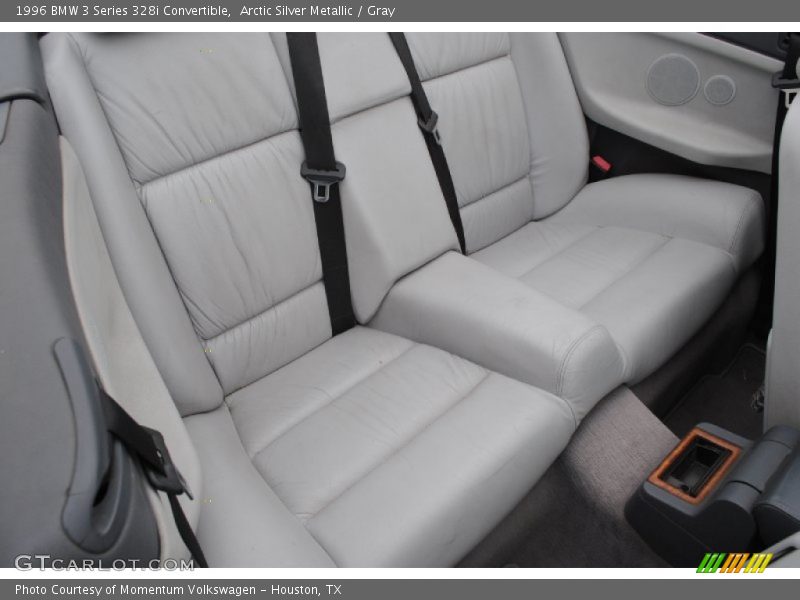 Arctic Silver Metallic / Gray 1996 BMW 3 Series 328i Convertible