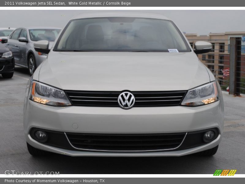 White Gold Metallic / Cornsilk Beige 2011 Volkswagen Jetta SEL Sedan