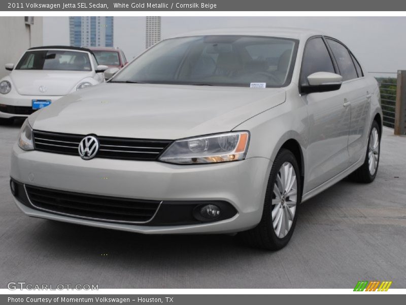 White Gold Metallic / Cornsilk Beige 2011 Volkswagen Jetta SEL Sedan