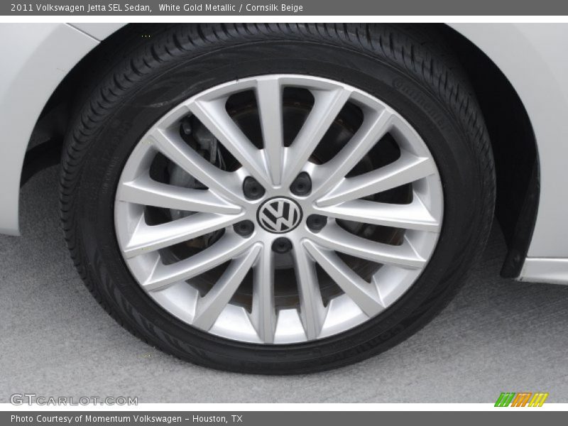 White Gold Metallic / Cornsilk Beige 2011 Volkswagen Jetta SEL Sedan