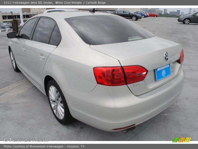 White Gold Metallic / Cornsilk Beige 2011 Volkswagen Jetta SEL Sedan