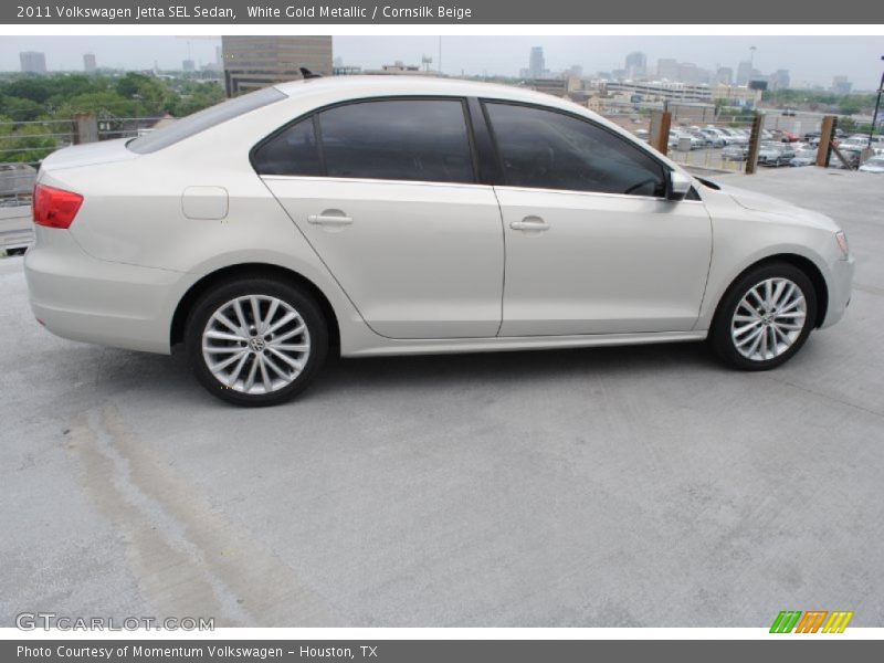 White Gold Metallic / Cornsilk Beige 2011 Volkswagen Jetta SEL Sedan