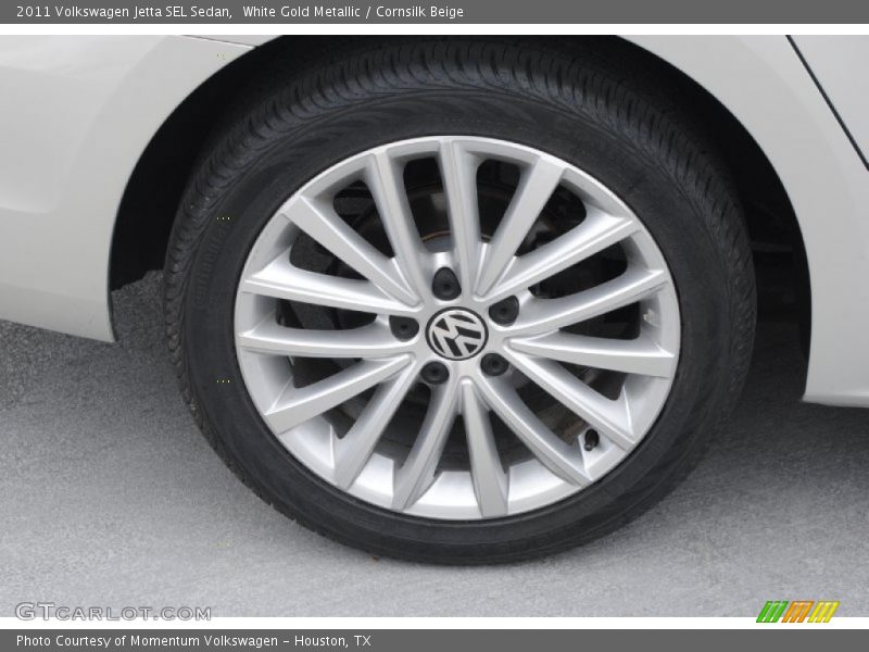 White Gold Metallic / Cornsilk Beige 2011 Volkswagen Jetta SEL Sedan
