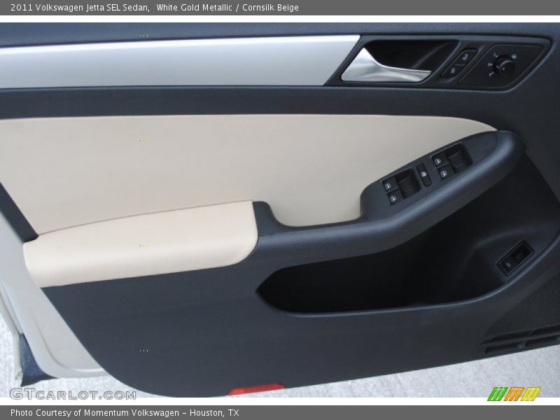 White Gold Metallic / Cornsilk Beige 2011 Volkswagen Jetta SEL Sedan