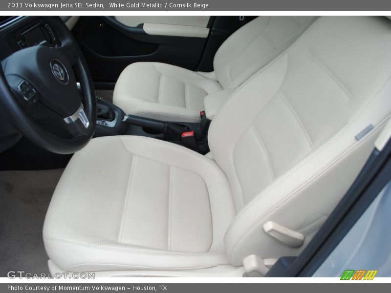 White Gold Metallic / Cornsilk Beige 2011 Volkswagen Jetta SEL Sedan