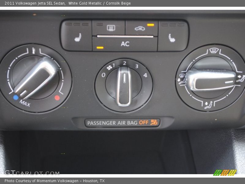 White Gold Metallic / Cornsilk Beige 2011 Volkswagen Jetta SEL Sedan