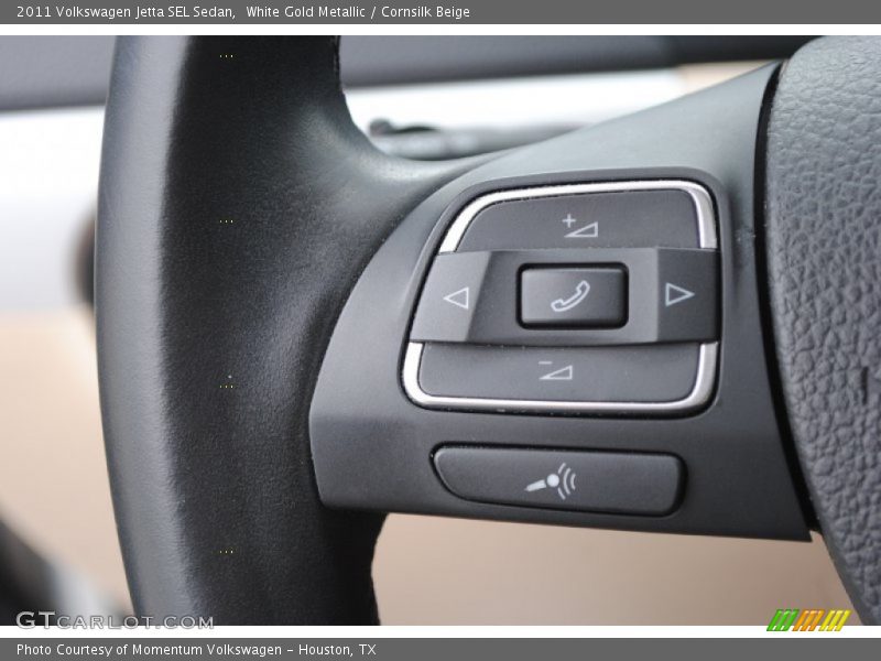 White Gold Metallic / Cornsilk Beige 2011 Volkswagen Jetta SEL Sedan