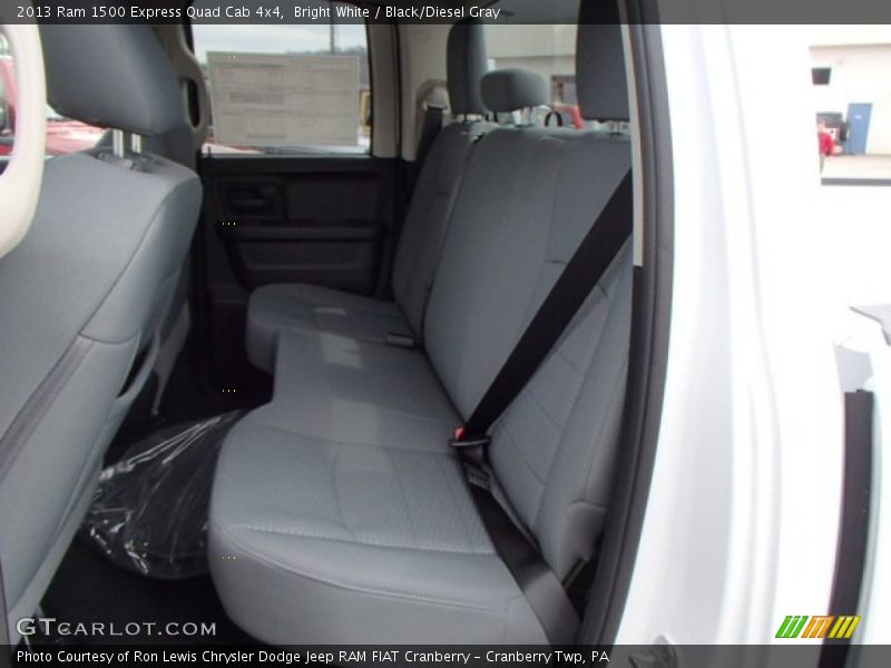 Bright White / Black/Diesel Gray 2013 Ram 1500 Express Quad Cab 4x4