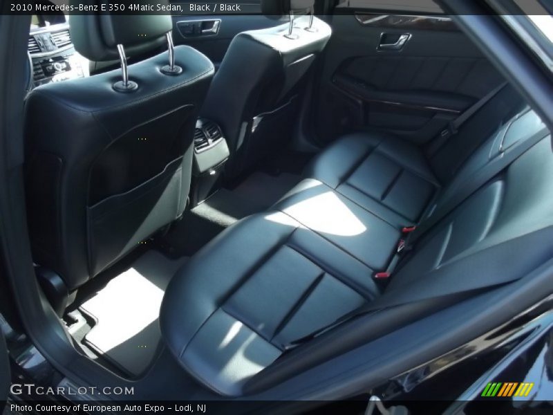 Black / Black 2010 Mercedes-Benz E 350 4Matic Sedan