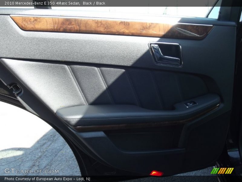 Black / Black 2010 Mercedes-Benz E 350 4Matic Sedan