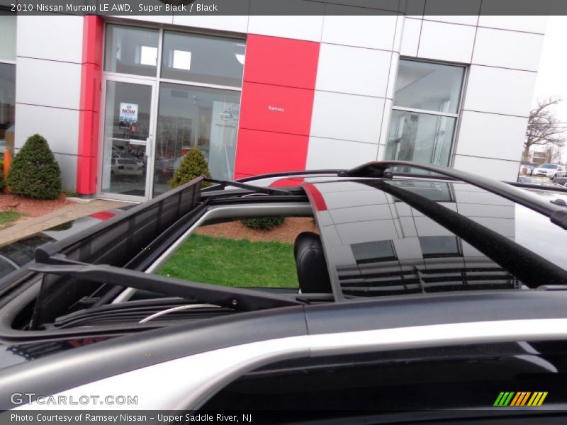 Super Black / Black 2010 Nissan Murano LE AWD