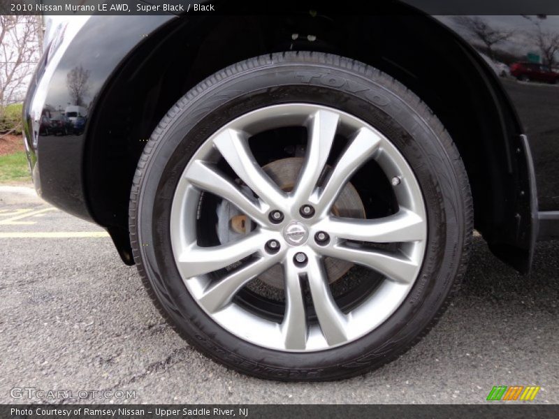 Super Black / Black 2010 Nissan Murano LE AWD