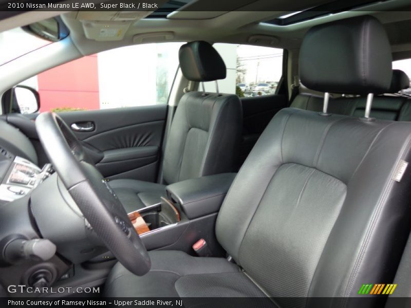 Super Black / Black 2010 Nissan Murano LE AWD