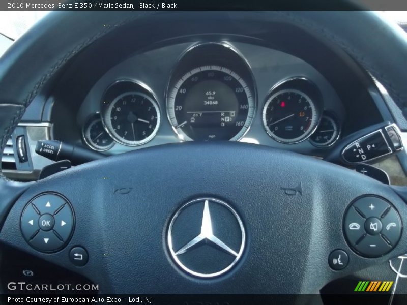 Black / Black 2010 Mercedes-Benz E 350 4Matic Sedan