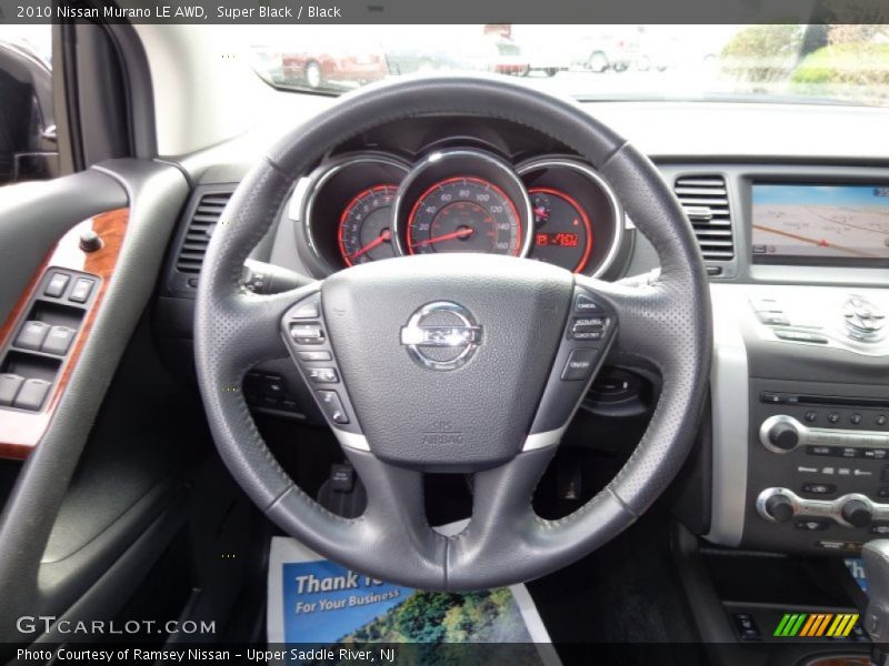 Super Black / Black 2010 Nissan Murano LE AWD