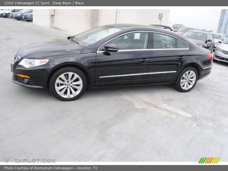 Deep Black / Black 2009 Volkswagen CC Sport