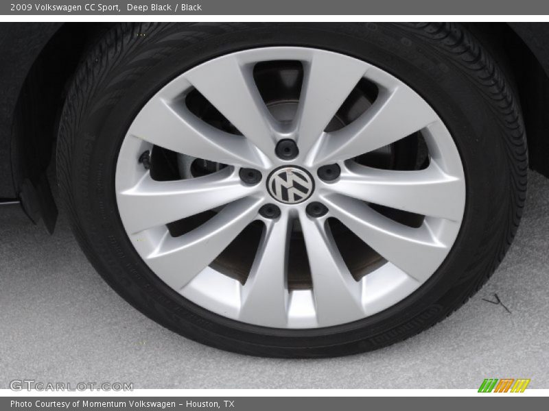 Deep Black / Black 2009 Volkswagen CC Sport