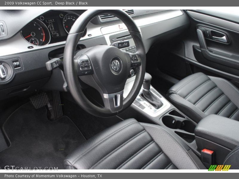 Deep Black / Black 2009 Volkswagen CC Sport